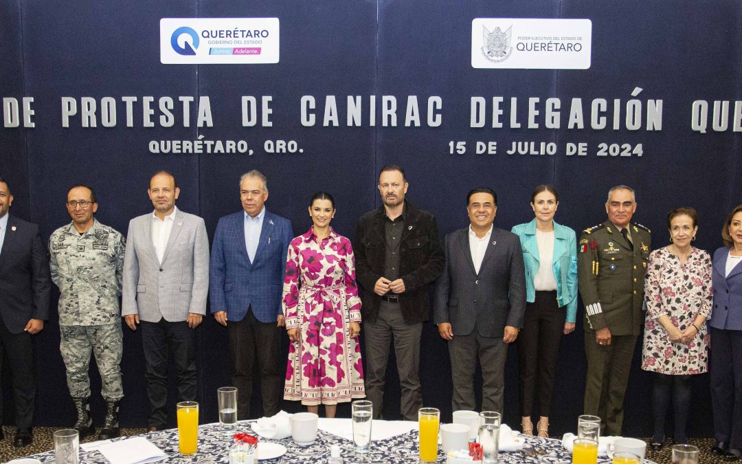 Encabeza Mauricio Kuri toma de protesta de CANIRAC