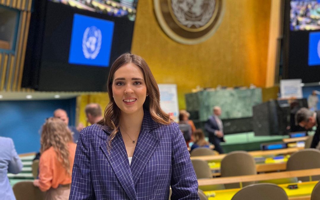 Presenta titular de SEJUVE el Informe Subnacional Voluntario en la ONU