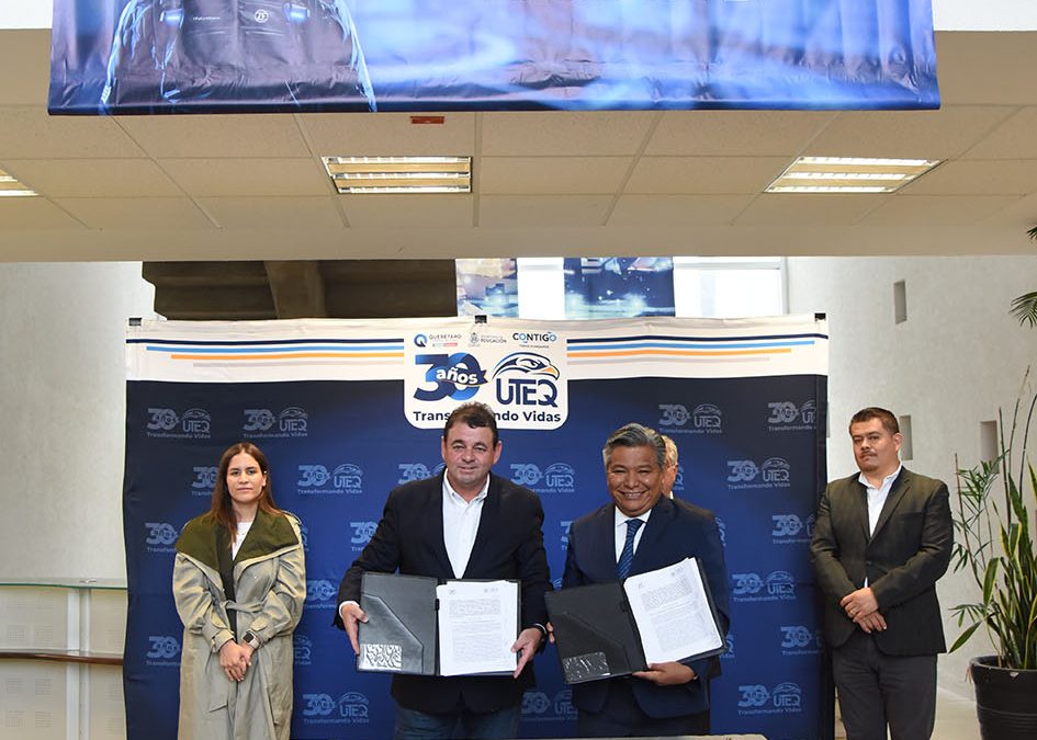 UTEQ y la empresa alemana ZF unen lazos a favor de las y los estudiantes