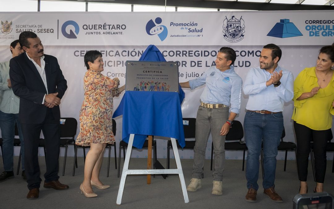 Certifica SESA al municipio de Corregidora como Promotor de Salud
