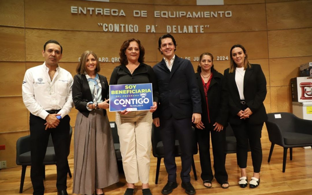 Municipio de Querétaro entrega equipamiento a 123 MiPyMEs dentro del programa Contigo Pa’Delante
