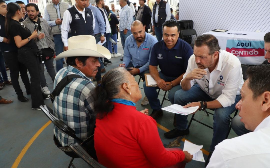 Acompaña Luis Nava al Gobernador en la Jornada «Aquí Contigo»
