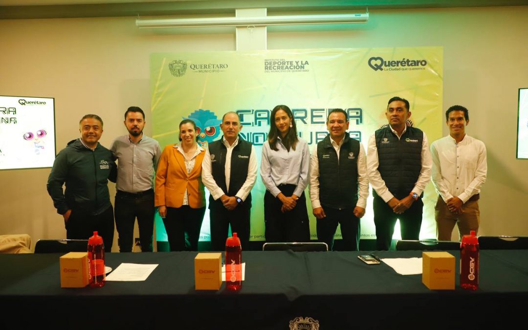 Anuncia Municipio de Querétaro la décimo tercera edición de la Carrera Nocturna CGV 2024