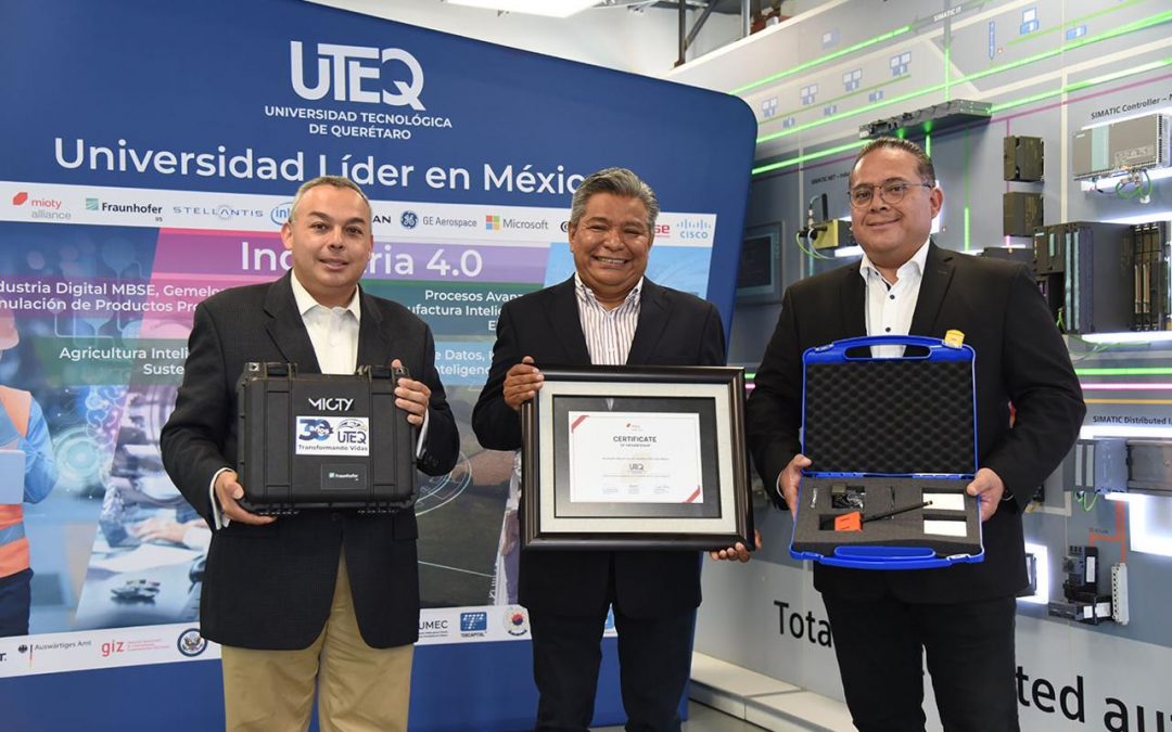 Recibe UTEQ certificado como Integrante de Mioty Alliance