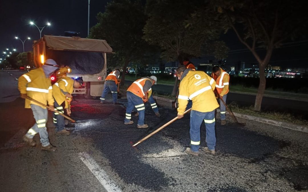 Realiza CEI mantenimiento de Paseo de la República y Libramiento Sur Poniente
