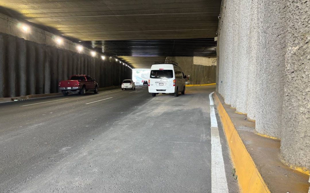 Habilitan paso inferior en Paseo 5 de Febrero con Avenida de las Torres