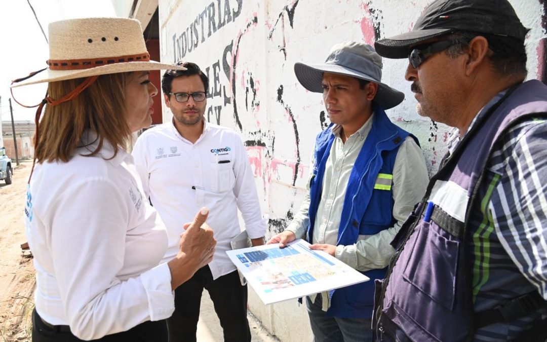 Titular de CEI supervisa obra en San Juan del Río, con una inversión de casi 15 mdp