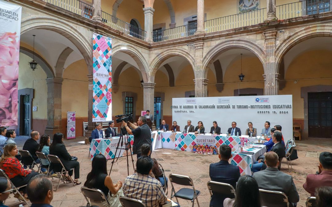 Firma SECTUR convenios de colaboración con 21 instituciones educativas
