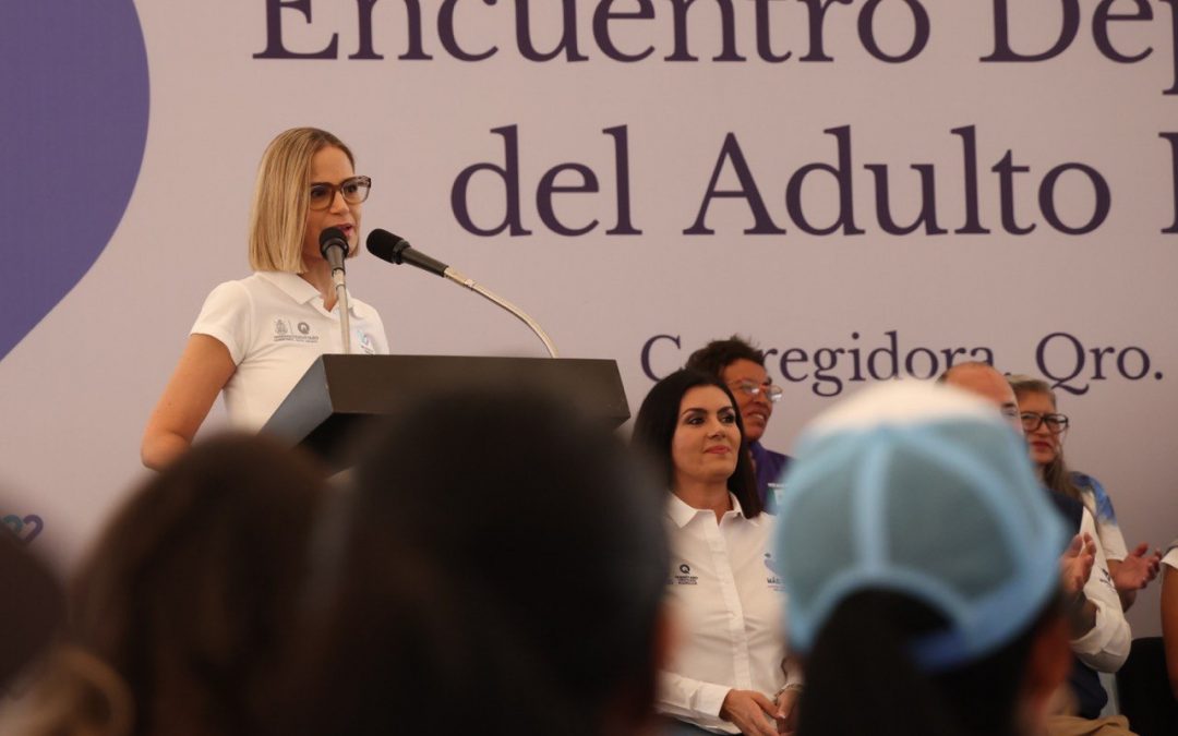 Asiste Car Herrera al Encuentro Deportivo Estatal del Adulto Mayor 2024