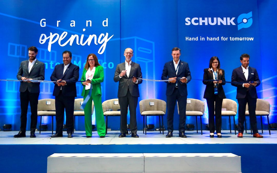 Titular de SEDESU inaugura Centro Tecnológico de Schunk México