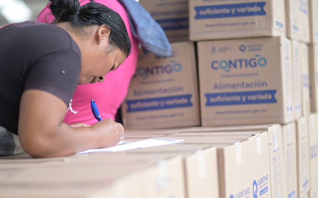 Arranca SEDESOQ entrega de apoyo alimentario