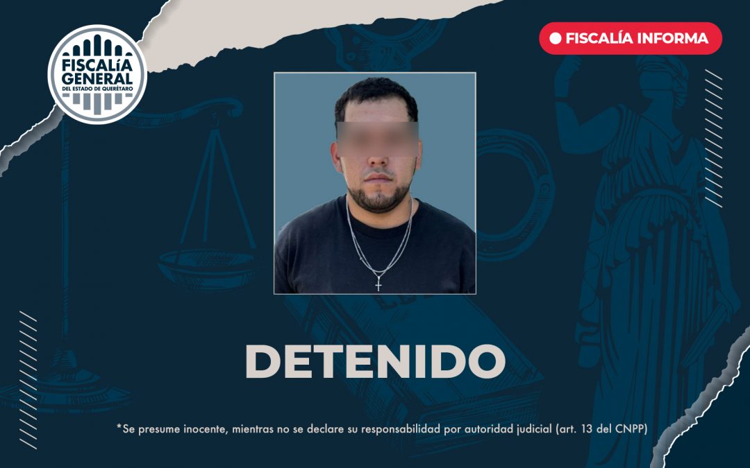Detenido por homicidio en Pie de Gallo
