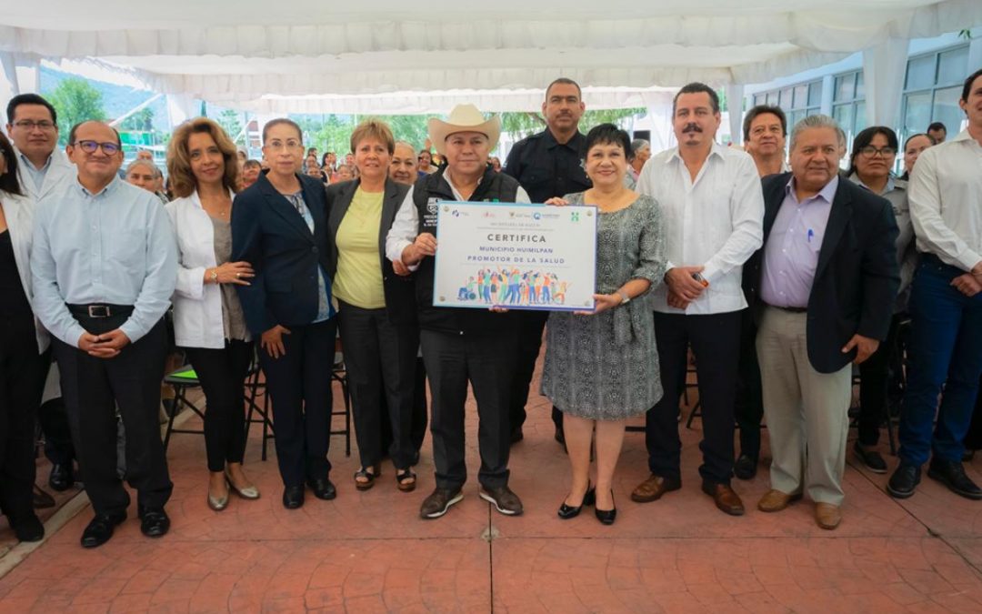 Recibe Huimilpan Certificación como Municipio Promotor de la Salud