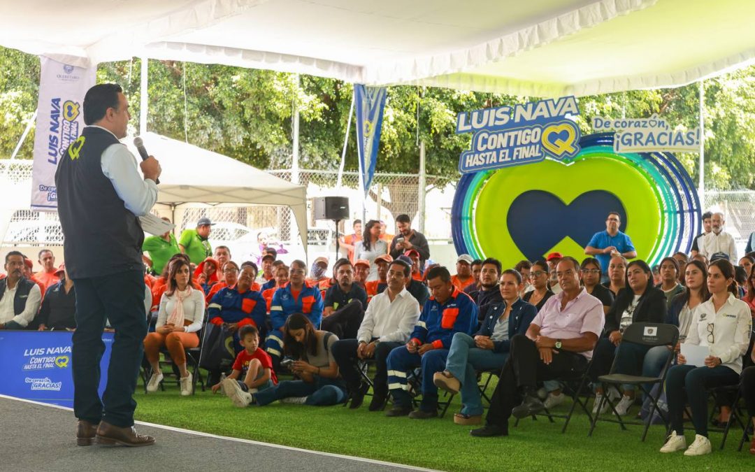 Reporta Luis Nava el trabajo por los parques, el alumbrado público y la atención a las mascotas