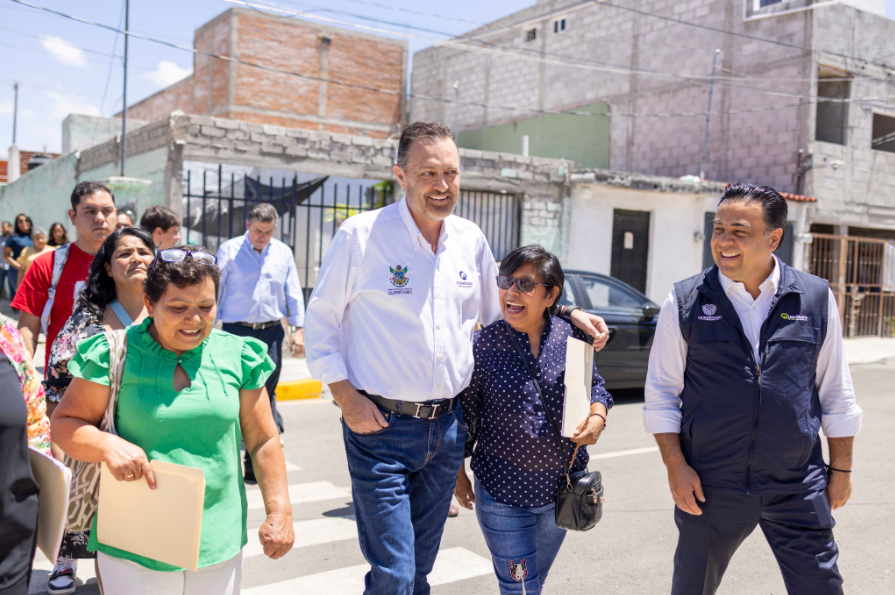 Entrega el Gobernador obra de mejoramiento en calles de la colonia Rinconada del Sol