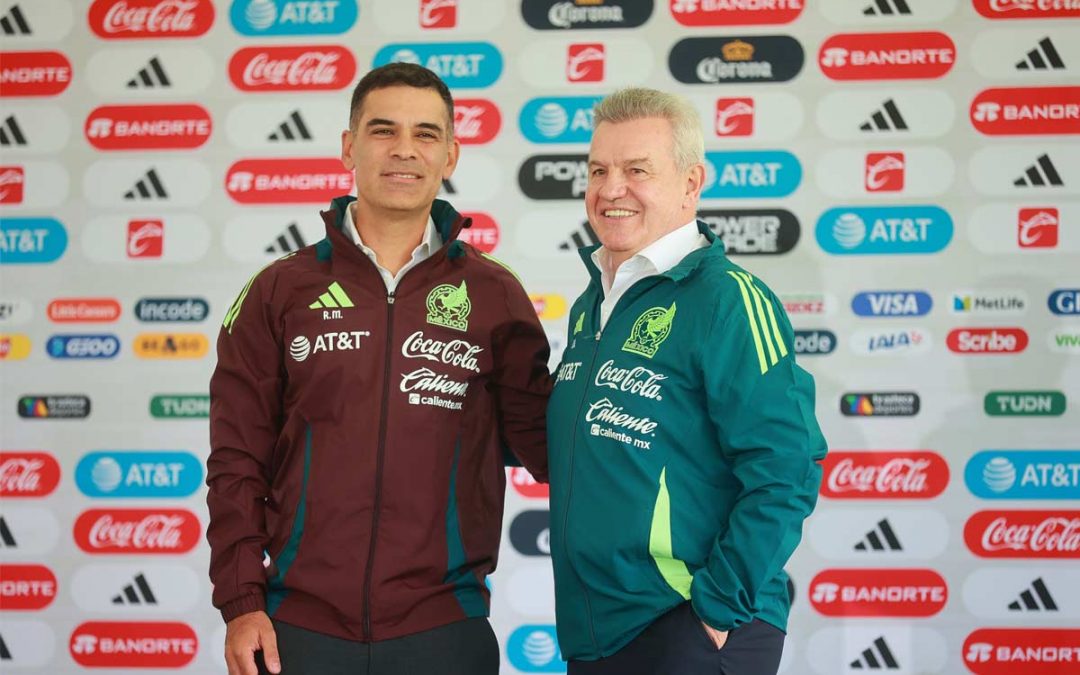 Presentan a Javier Aguirre como DT de la selección y a Rafael Márquez como su auxiliar