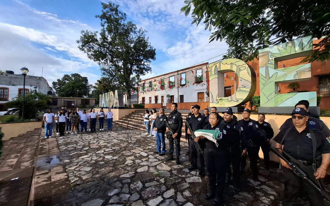 Realizan conmemoración del Aniversario Luctuoso de los Niños Héroes en Landa