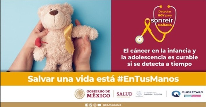 Se adhiere SESA al Mes de Concientización del Cáncer Infantil