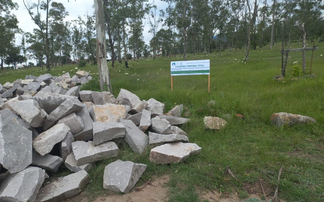 Clausura PEPMADU sitio de depósito de material de construcción