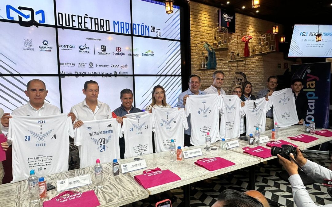 Presentan playera del Querétaro Maratón 2024