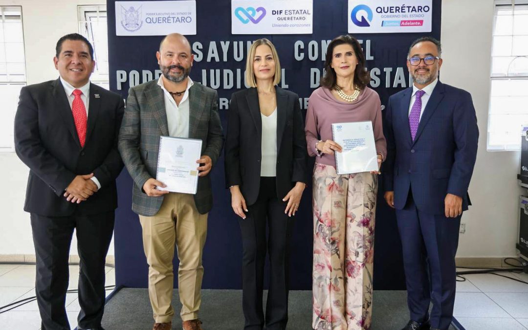 Presenta SEDIF al Poder Judicial propuesta de reformas en beneficio de la infancia queretana