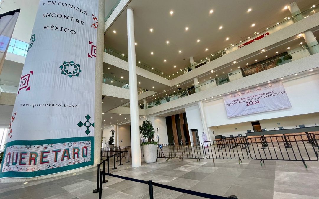 Recibe Querétaro a profesionales médicos que sustentarán el Examen Nacional de Aspirantes a Residencias Médicas