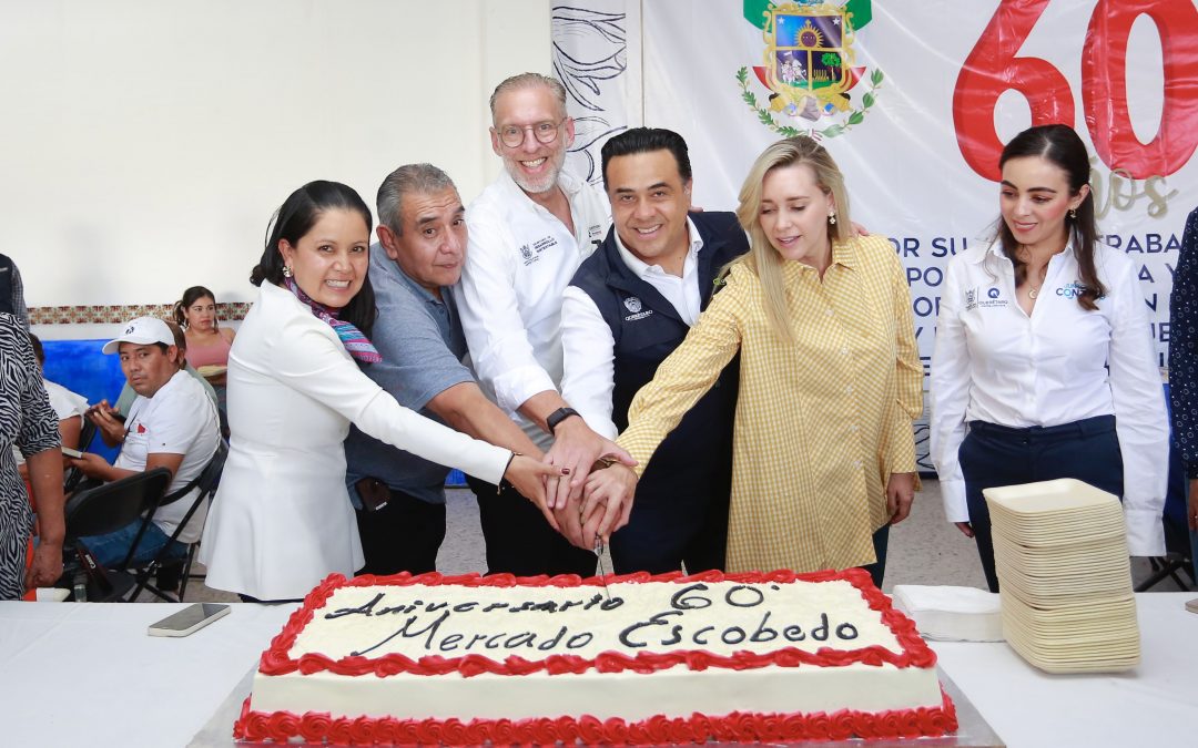 Celebra Marco Del Prete el 60 aniversario del Mercado Escobedo