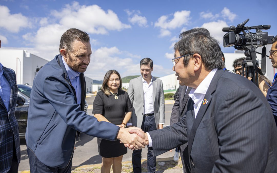 Encabeza Mauricio Kuri colocación de la primera piedra del Centro Tecnológico de Innovación Makino México