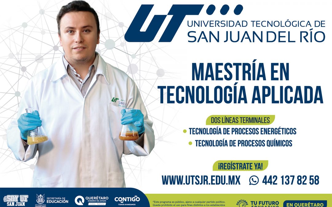 Continúa abierto proceso de admisión a Maestría en la UT San Juan