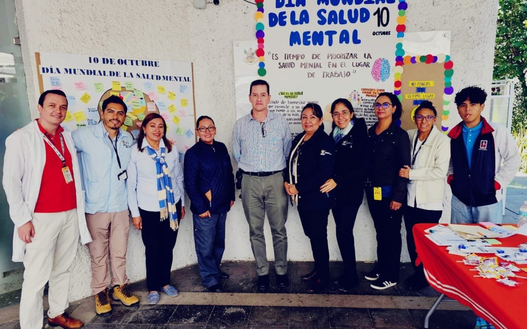 Lleva a cabo CESAM feria con motivo del Día Mundial de la Salud Mental
