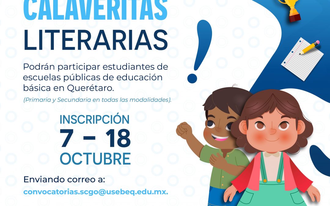 Con Calaveras Literarias, refuerza USEBEQ la comunicación y el lenguaje en los estudiantes