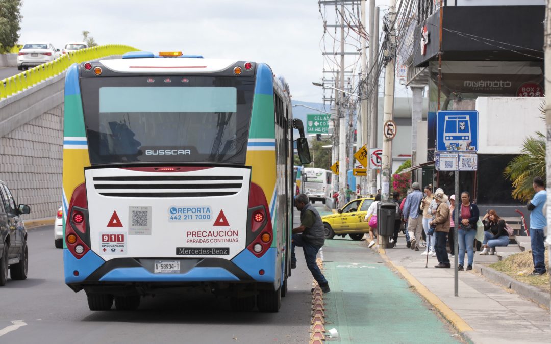 Llegan 34 nuevos autobuses al sistema de transporte público Qrobus