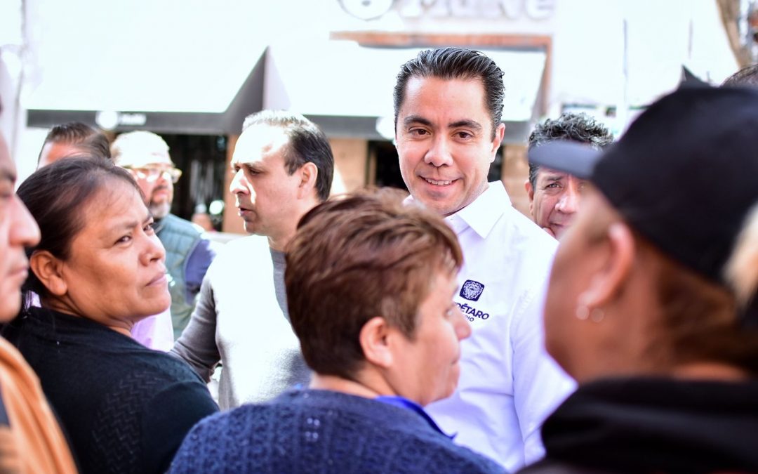 Se reúne Felifer Macías con vecinos y comerciantes del Centro Histórico