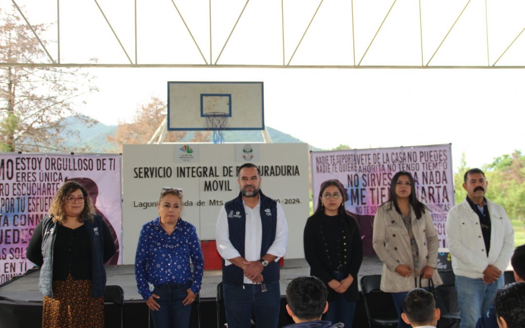 Arranca en la Lagunita el Programa de Procuraduría Móvil de DIF Estatal