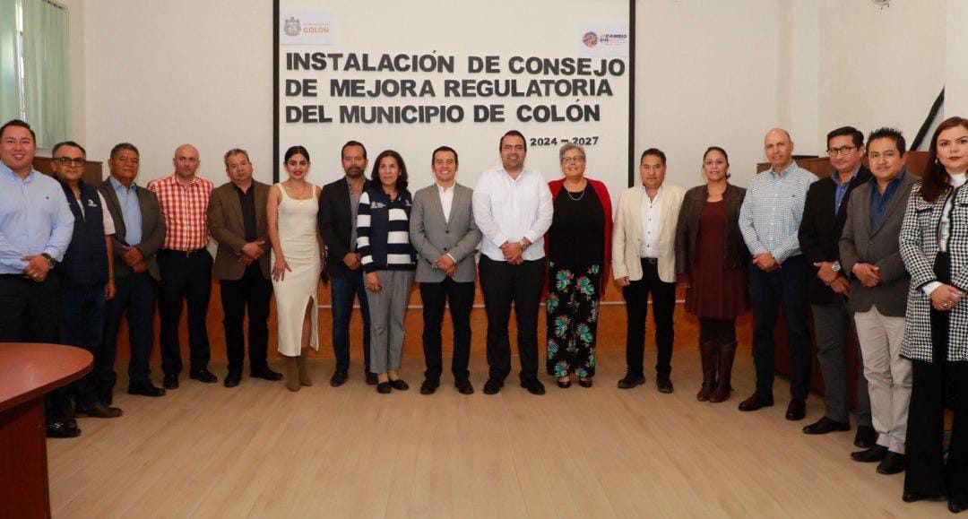 Preside Gaspar Trueba la instalación del Consejo de Mejora Regulatoria Municipal de Colón