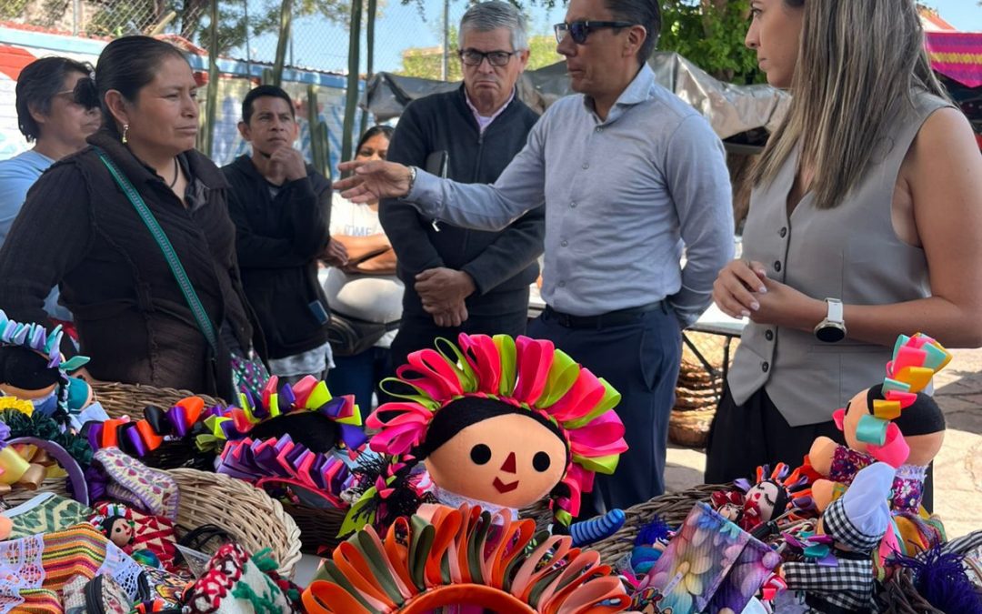 El Mercado Artesanal en Querétaro celebra el Día de Muertos con arte, cultura y tradición