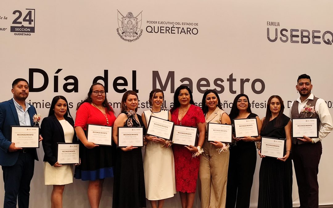 Cumple el Premio Estatal Docente 20 años de promover la calidad educativa