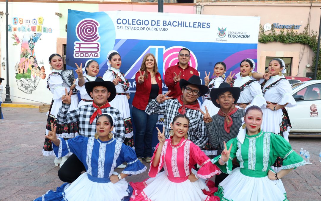 Inicia el XXV Festival de Danza Tradicional y Baile Folklórico COBAQ 2024