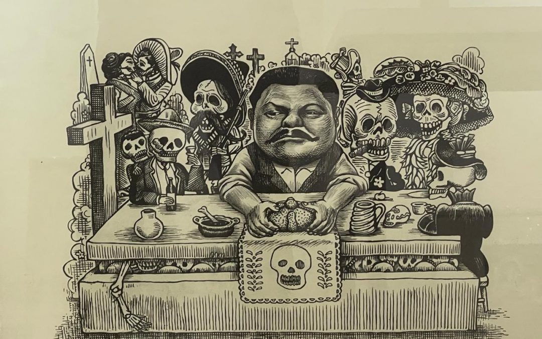 Llega muestra del monero Rocha al Museo Histórico de la Sierra Gorda