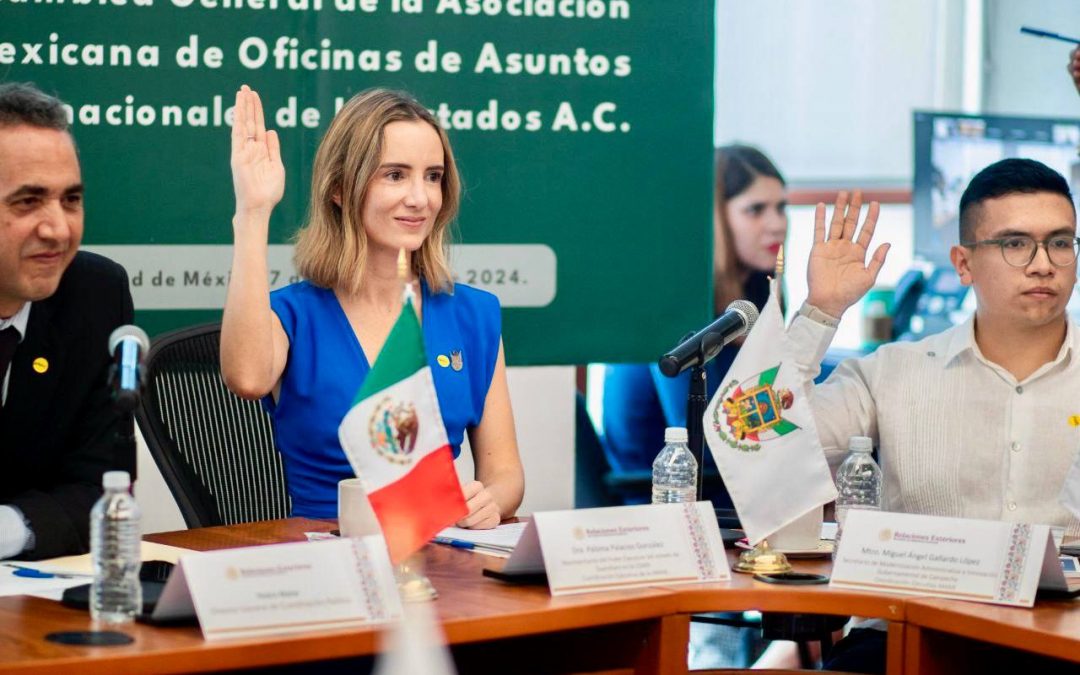 Asume Paloma Palacios la presidencia de la AMAIE