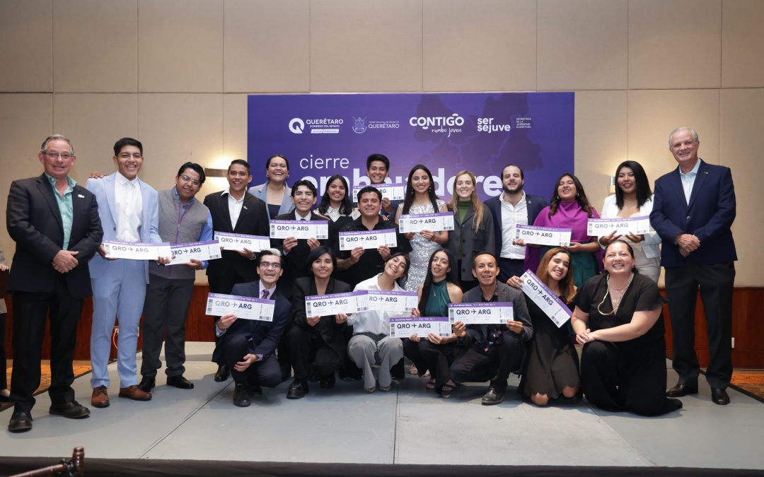 Jóvenes queretanos ganan viaje internacional para impulsar su liderazgo