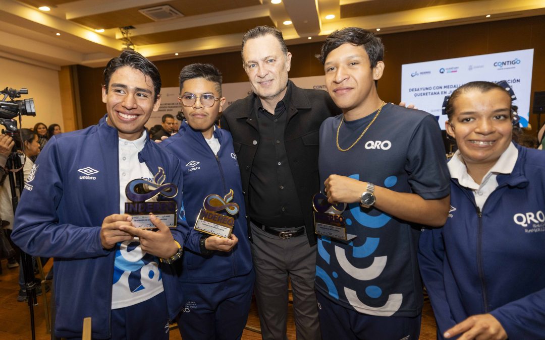 Entrega Gobernador reconocimientos a medallistas de los Paranacionales CONADE 2024