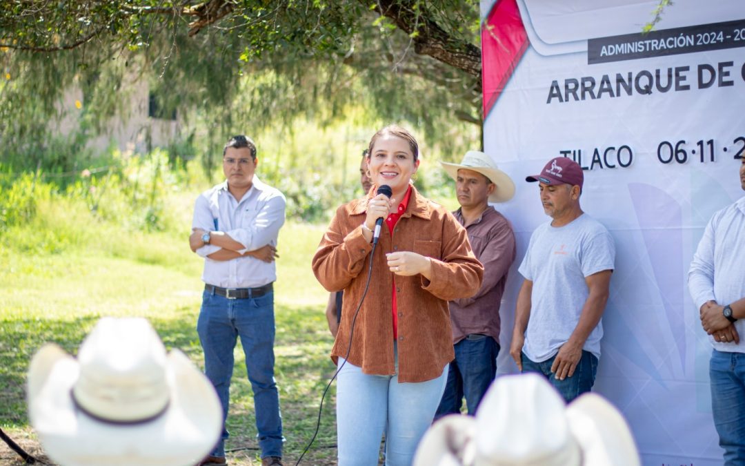 Inicia Yuni Benítez obras por un monto de 1.3 mdp