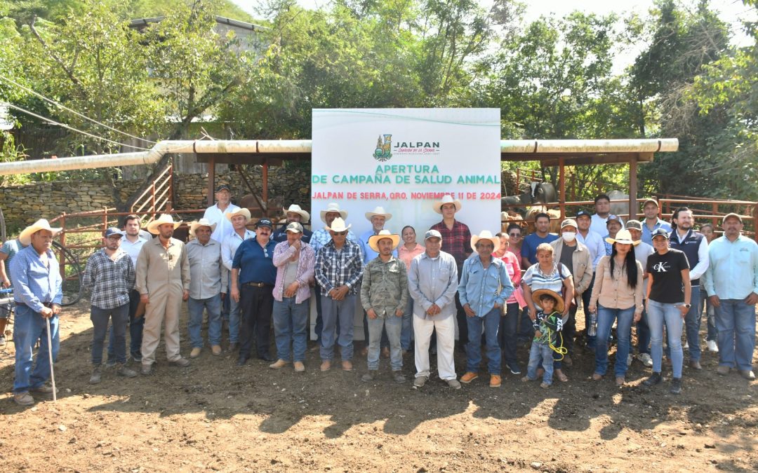 Arranca Campaña de Salud Animal en Jalpan de Serra