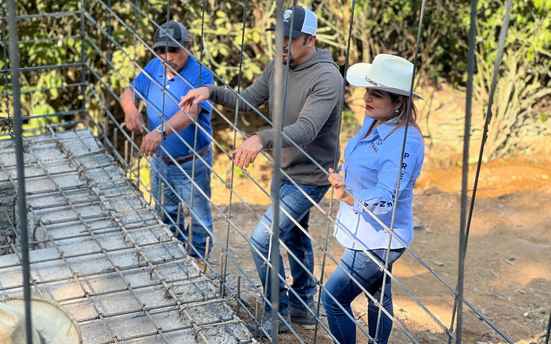 Supervisa Lupita Ramirez Plaza inicio de la ampliación del sistema de agua entubada en la localidad de Agua Amarga