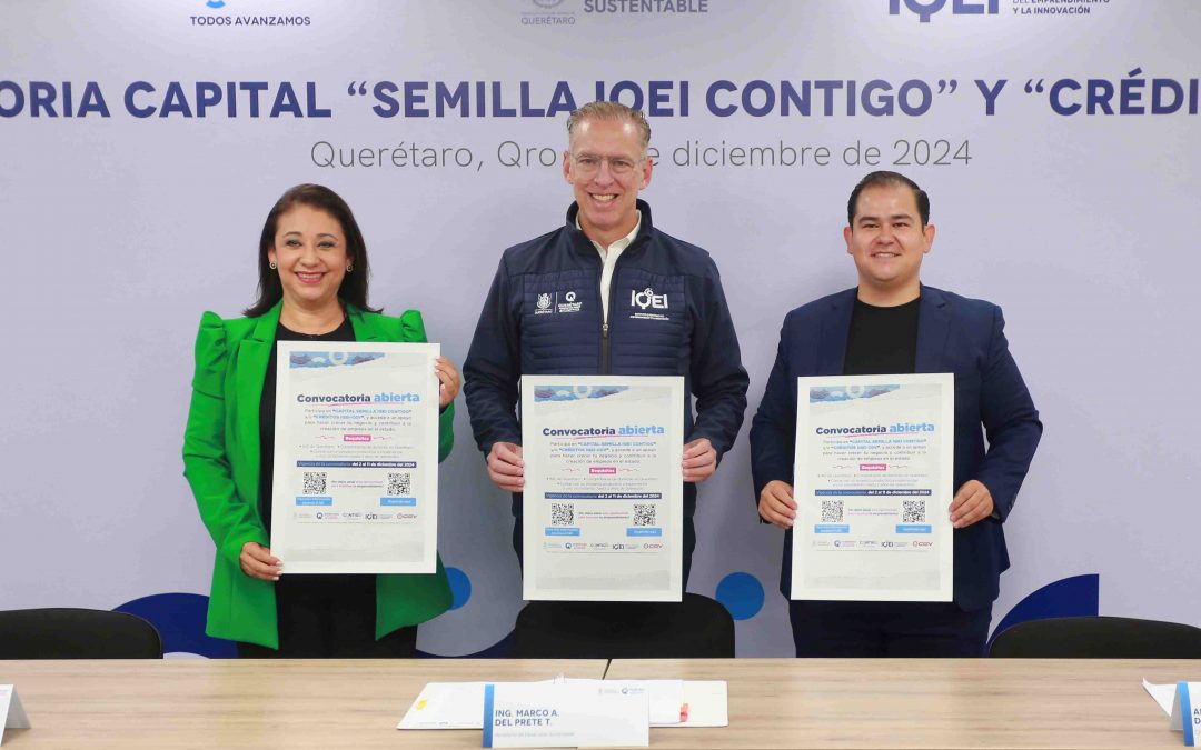 Anuncia Marco Del Prete apoyo Capital Semilla con CGV para emprendedores