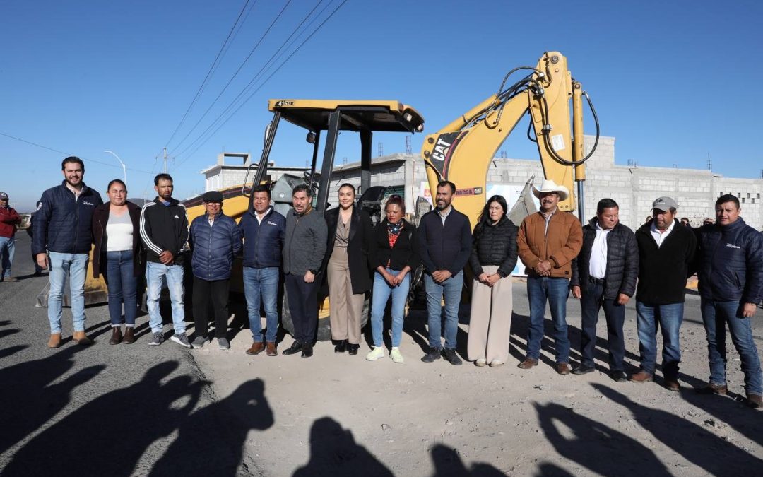 Arranca SDUOP construcción de obra en el municipio de Huimilpan