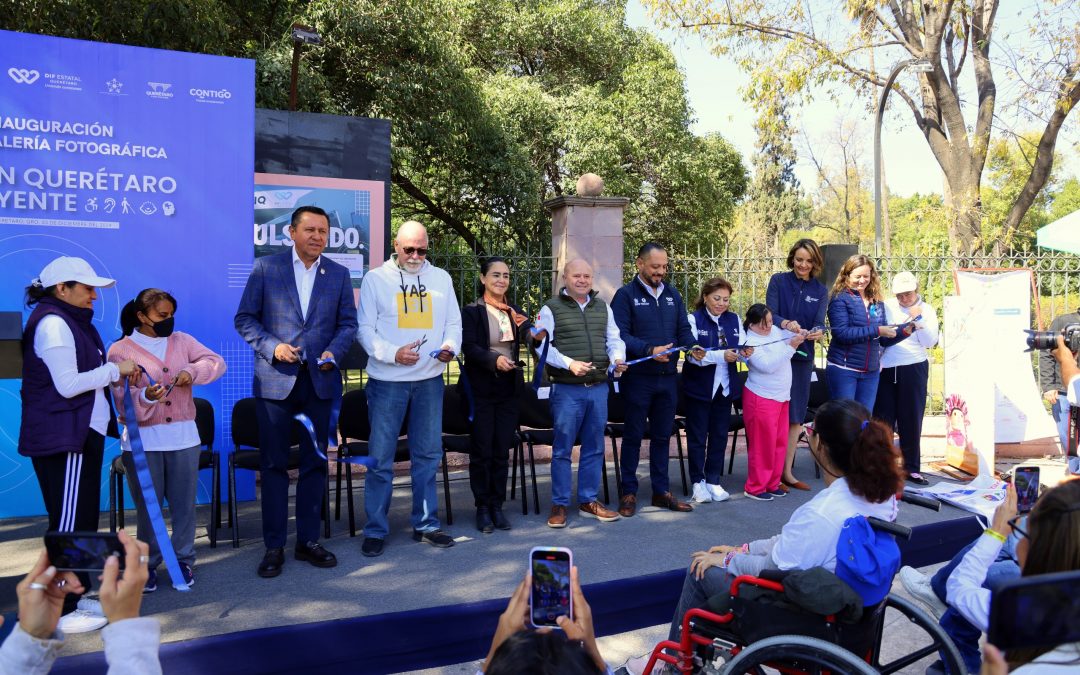 Inauguró DIF Estatal la exposición fotográfica Por un Querétaro Incluyente 2024