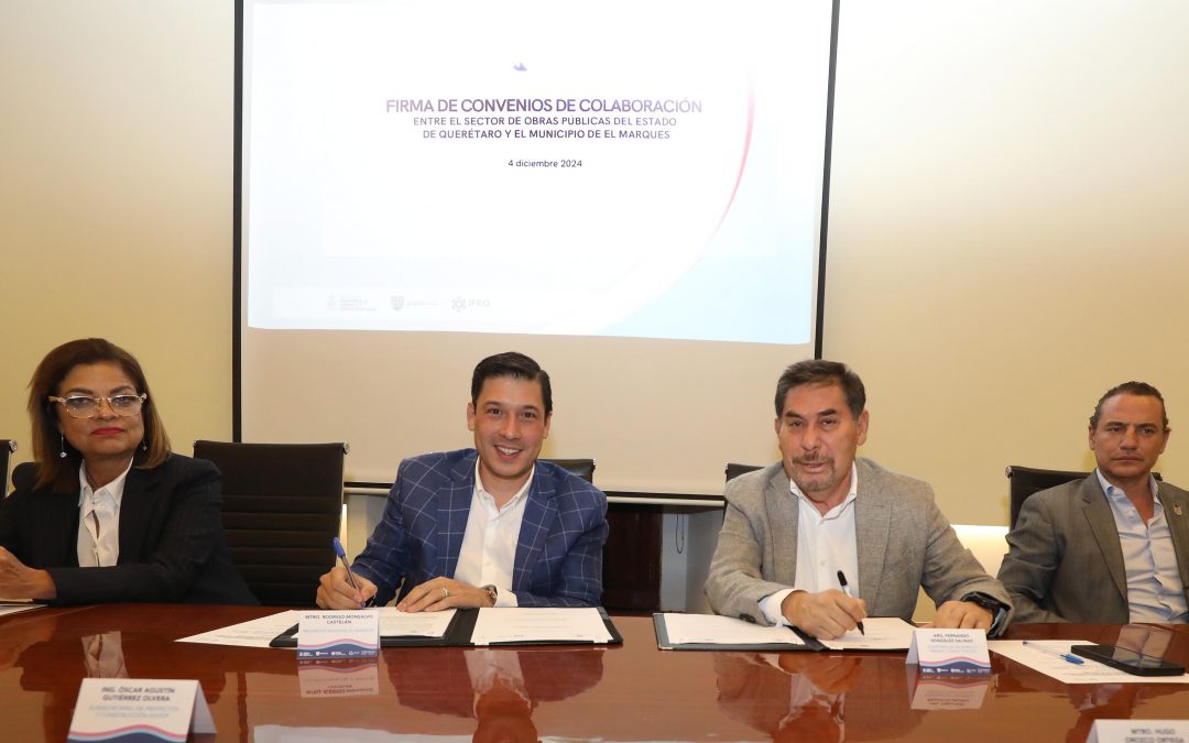 Sector de Obras Públicas y municipio de El Marqués acuerdan trabajar en colaboración