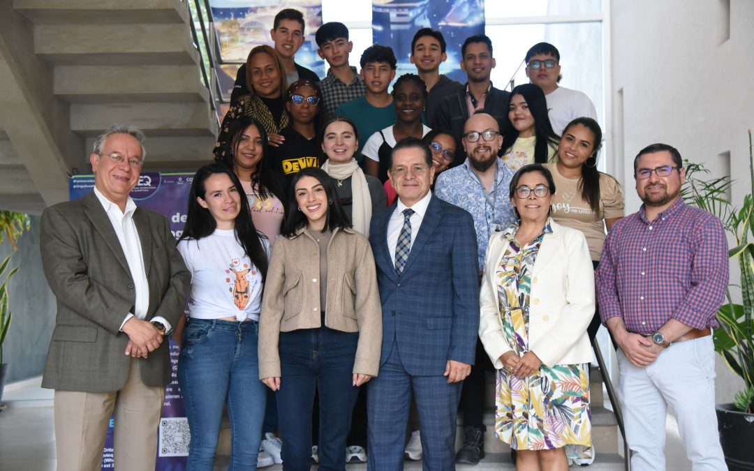 Recibe UTEQ a estudiantes de Colombia para formación en logística
